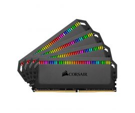 Corsair Dominator Platinum RGB Siyah 32GB (4x8GB) 3600MHz CL18 DDR4 Ram CMT32GX4M4C3600C18