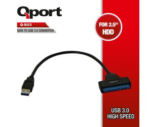 Qport SATA TO USB 3.0 ÇEVİRİCİ KABLO Q-SU3