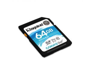 Kingston 64GB SD Class 3 UHS-I 90MB/s 45MB/s Canvas Go Hafıza Kartı SDG/64GB