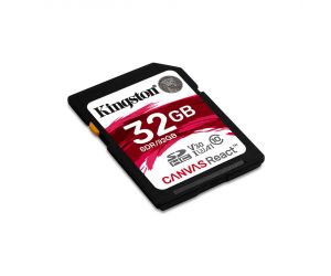 Kingston 32GB SD V30 100MB/s 70MB/s Canvas React Hafıza Kartı SDR/32GB