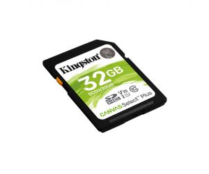 Kingston 32GB SD Class 10 UHS-I 100MB/s 10MB/s Canvas Select Hafıza Kartı SDS2/32GB