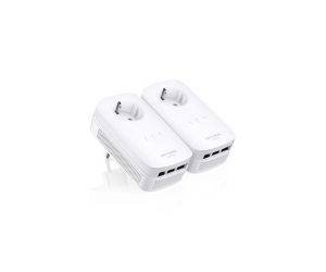 Tp-Link TL-PA8030P KIT AV1200 3-Portlu Gigabit Passthrough Powerline Starter Kit