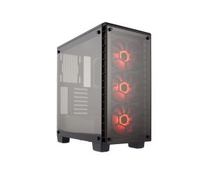 Corsair Crystal Series 460X Tempered Glass, Compact ATX Mid-Tower Case