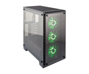 Corsair CC-9011101-WW Crystal Serisi 460X RGB Temperli Cam Mid Tower Bilgisayar Kasası