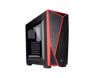 Corsair CC-9011117-WW Carbide Serisi Spec-04 Kırmızı LED Temperli Cam Yan Panel Mid Tower Oyuncu Bilgisayar Kasası