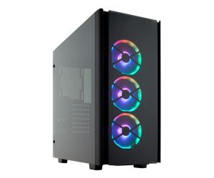 Corsair CC-9011139-WW Obsidian Serisi 500D RGB SE Temperli Cam Yan Panel Mid Tower Bilgisayar Kasası