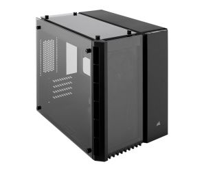Corsair CC-9011134-WW Crystal Serisi 280X Temperli Cam Micro ATX Küp Bilgisayar Kasası, Siyah
