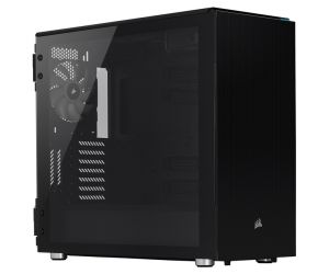Corsair CC-9011167-WW Carbide Serisi 678C Temperli Cam Yan Panel Mid Tower Bilgisayar Kasası, Siyah
