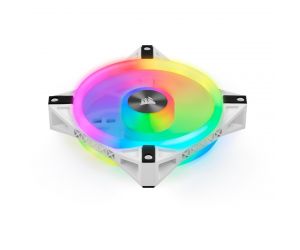 Corsair CO-9050105-WW QL140 RGB 140 mm Dört RGB Renk Döngülü Beyaz PWM Fan