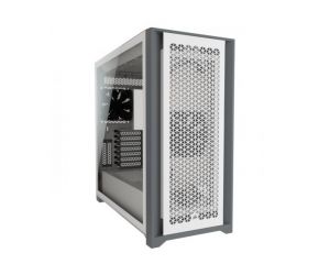 Corsair iCUE 220T RGB CC-9011191-WW USB 3.0 Temperli Cam Beyaz ATX Mid-Tower Gaming (Oyuncu) Kasa