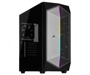 Corsair 470T RGB CC-9011215-WW USB 3.0 Temperli Cam Siyah E-ATX Mid-Tower Gaming (Oyuncu) Kasa
