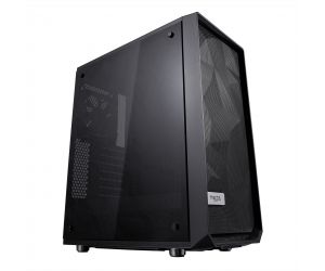 Fractal Design Meshify C Temperli Mid Tower Siyah Oyuncu Kasası-(FD-CA-MESH-C-BKO-TG)