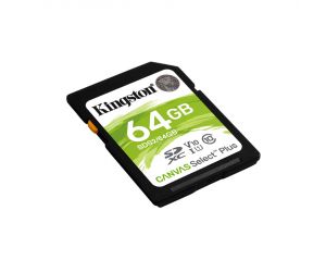 Kingston 64GB SD Class 10 UHS-I 100MB/s 10MB/s Canvas Select Hafıza Kartı SDS2/64GB