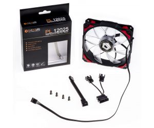 ID-Cooling PL-12025-R 12cm 4Pin PWM Kırmızı Kasa Fanı
