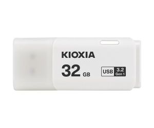 Kioxia 32GB TransMemory USB 3.2 Bellek-Beyaz LU301W032GG4