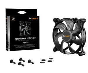 Be Quiet! Shadow Wings 120mm Kasa Fanı 3Pin Siyah-BL084