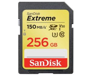 Sandisk Extreme SDXC Card 256GB 156MB/s V30 UHS-I U3 SDSDXV5-256G-GNCIN