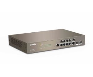 Tenda 10 PORT 10/100/1000 +2SFP GIGABIT L3 Yönetilebilir Switch TEG5312F