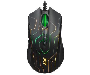 A4 Tech X89 SİYAH-LABİRENT OPTİK GAMER MOUSE-2400DPI X89-SIYAH