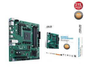 Asus Pro B550M-C/Csm AM4 Ryzen D4 Hdmi Dp Usb3.2 mATX Anakart