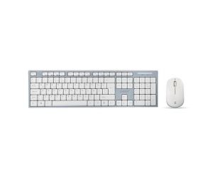 Everest Beyaz-Gri Kablosuz Q Klavye Mouse KM-6063