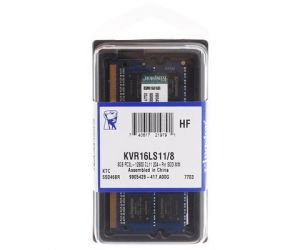 Kingston 8GB DDR3L 1600MHz CL11 LV Notebook Ram (Bellek) KVR16LS11/8WP