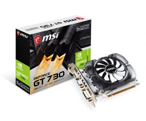 MSI GeForce GT 730 4GB GDDR3 V2 128B Vga Dvi Hdmi Ekran Kartı N730-4GD3V2