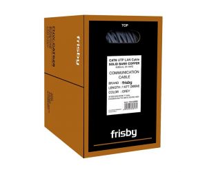 Frisby CAT6 UTP 24AWG Saf Bakır Kablo 305M FNW-CAT628