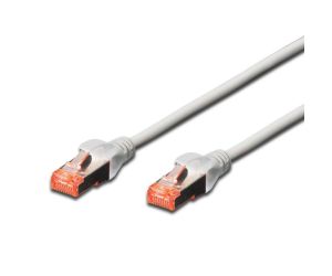 Digitus Cat 6 S/FTP 0.5m Gri Kablo DK-1644-005