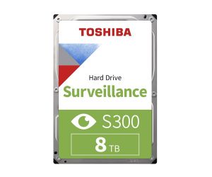 Toshiba 8TB S300 SATA3 7200Rpm 256MB 3.5 Dahili Güvenlik Diski HDWT380UZSVA