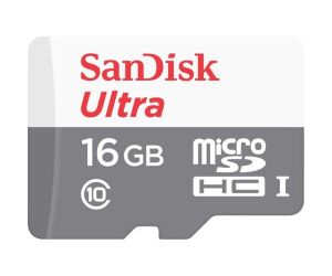 Sandisk 16GB Ultra mSDHC 80MB/s Class 10 UHS-I Micro SD Kart SDSQUNS-016G-GN3MN