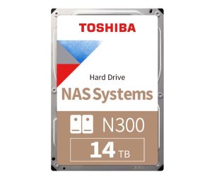 Toshiba 14TB TOSHIBA N300 7200RPM SATA 3.0 NAS DİSK 256MB HDWG21EUZSVA