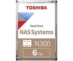 Toshiba 6TB N300 7200RPM SATA3 128MB NAS DİSK HDWG460UZSVA