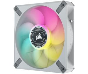 Corsair iCUE ML120 RGB ELITE Premium 120mm PWM Manyetik Kaldırma Fanı — Beyaz Tekli Paket
