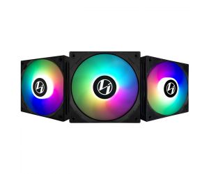 Lian Li ST120 Black ST120-3B 3x120mm RGB PWM Siyah Kasa Fanı