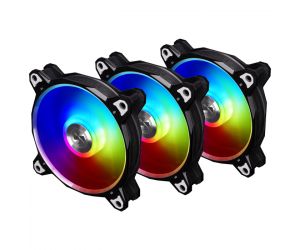 Lian Li Bora Digital Black BR DIGITAL-3R B 3x120mm RGB PWM Siyah Kasa Fanı