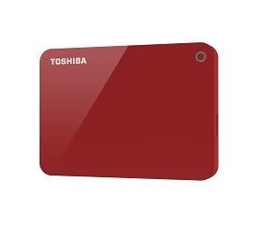 Toshiba 2TB 2.5 Canvio Advance USB 3.0 Kırmızı Harici HardDisk HDTC920ER3AA