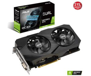 Asus GeForce GTX 1660S 6GB Dual OC Evo GDDR6 192Bit Ekran Kartı