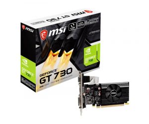 MSI Nvidia GeForce GT 730 2GB GD3 64Bit Ekran Kartı N730K-2GD3/LP