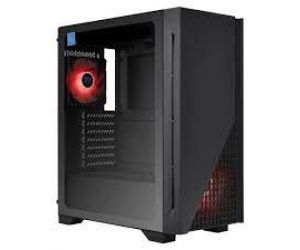 Thermaltake H330 TG Kırmızı Ledli Mid Tower Temperli (650W) Kasa