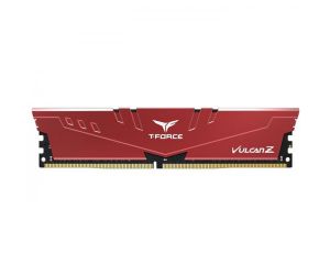 Team T-Force Vulcan Z Red 8GB 3200MHz CL16 DDR4 Gaming Ram TLZRD48G3200HC16F01