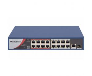 Hikvision DS-3E0318P-E/M (B) 16 PORT POE YÖNETİLEMEZ SWİTCH