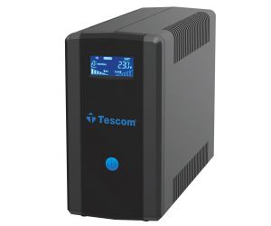 TESCOM LEO+ 1500VA 1F/1F (2X9AH) 5/10DK LCD LINE INTERAKTIF GÜÇ KAYNAĞI UPS