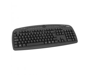 Frisby FK-130EU Q USB MM SİYAH İNGİLİZCE KLAVYE