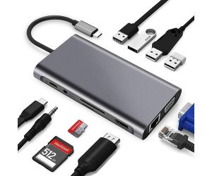 Codegen USB 3.0/HDMI/VGA/TYPE-C/RJ45 HUB CDG-CNV49