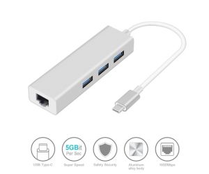 Codegen CDG-CNV85 USB 3.0+RJ45 USB 3.1 TYPE-C HUB KABLO