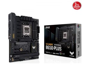 Asus TUF Gaming B650-Plus AMD B650 Soket AM5 DDR5 6400 (OC) MHz ATX Gaming Anakart