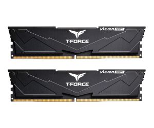 Team T-Force Vulcan Black 32GB (2X16GB) 5600Mhz DDR5 Gaming Ram CL32 FLBD532G5600HC32DC01
