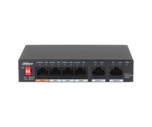 Dahua 4 Port Gigabit POE Yönetilemez Switch PFS3006-4GT-60-V2