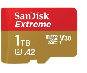 Sandisk 1TB Extreme Pro microSD UHS I Hafıza Kartı Card SDSQXAV-1T00-GN6MN